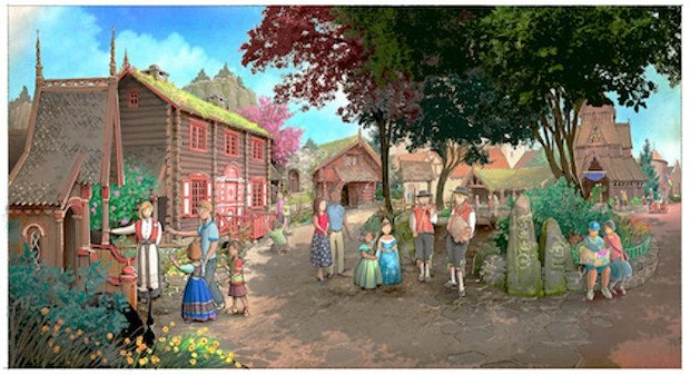 Royal Summerhus Frozen Concept Art