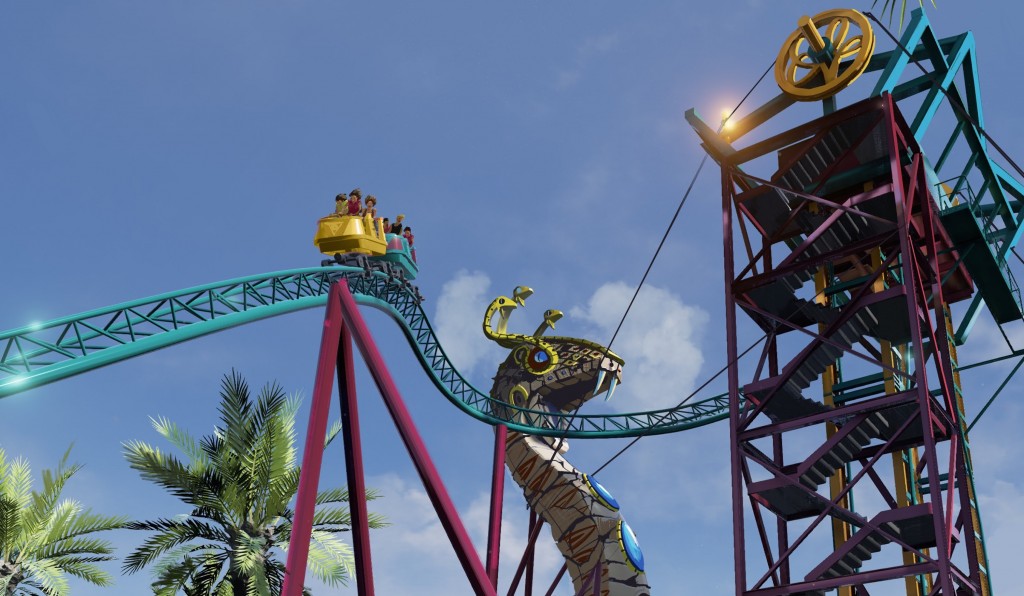 Cobra's Curse Concept art Busch Gardens