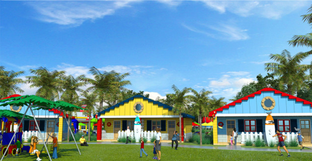 Legoland Florida Beach Retreat hotel accommodation concept art