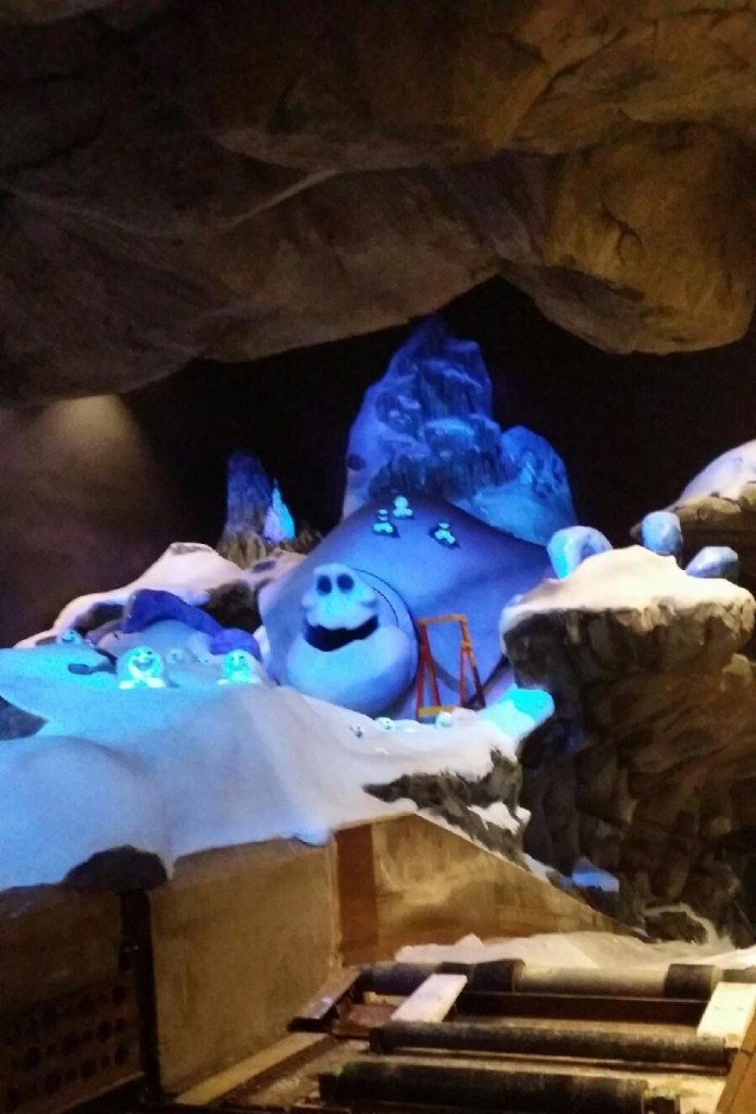 Leaked Frozen Ever After Photo Marshmallow and some projected Snowgies