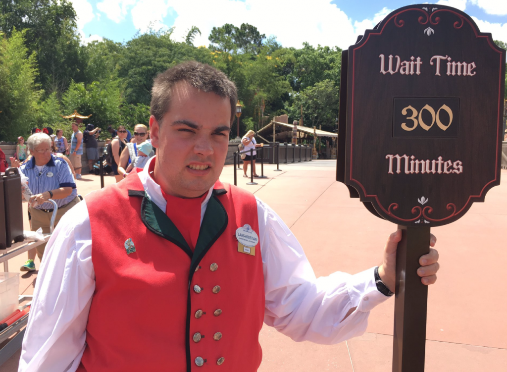 frozen ever after 300 minute wait time