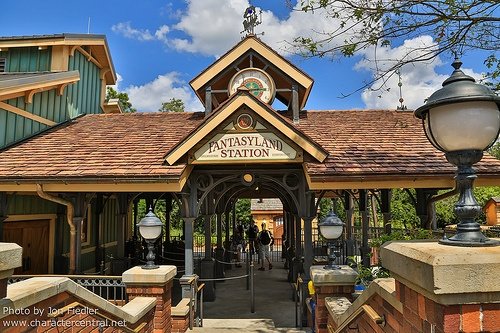 Fantasyland Station exterior