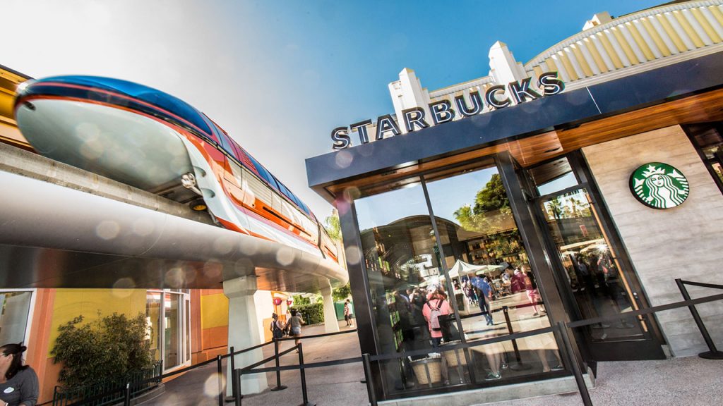 Starbucks at Downtown Disney at the Disneyland Resort