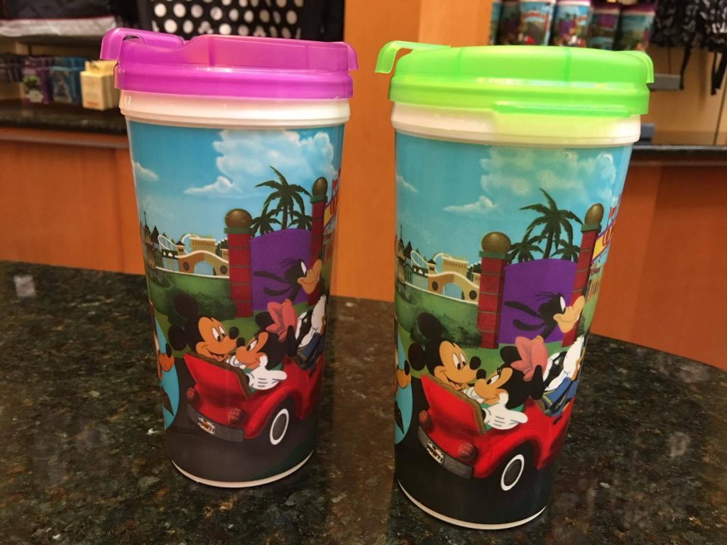 Walt Disney World Resort refillable mugs without handles