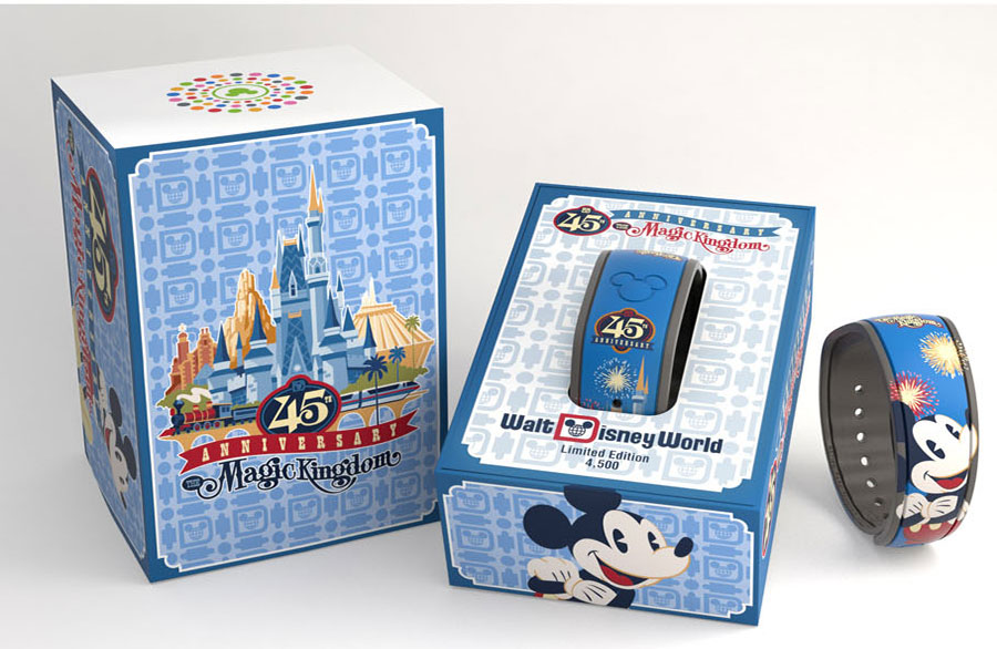 Limited edition MagicBand for Magic Kingdoms 45th Anniversary