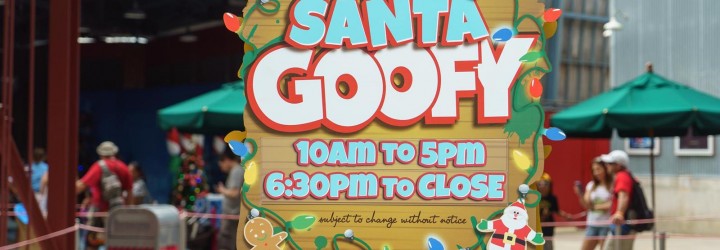 Meet Santa Goofy at Disney’s Hollywood Studios