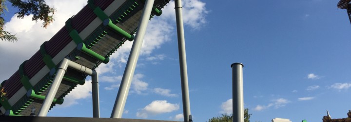 Incredible Hulk Coaster Almost All Torn Down for Refurbishment