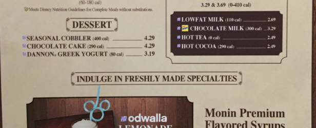 Columbia Harbor House Tests Adding Calories to Menu at Magic Kingdom