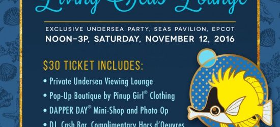 Living Seas Lounge Party on Dapper Day at Epcot this November