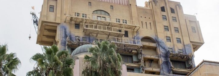 Disney Removes Tower of Terror Sign at Disneyland