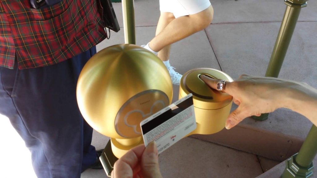 Walt Disney World fingerprint entry