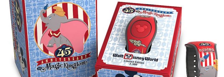 Limited Edition 45th Anniversary MK Dumbo MagicBand Now Available!