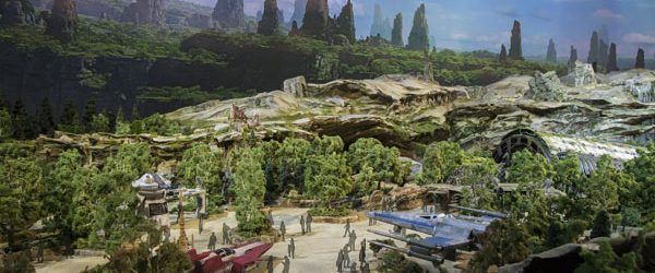 Star Wars Land Revealed in New D23 Model!